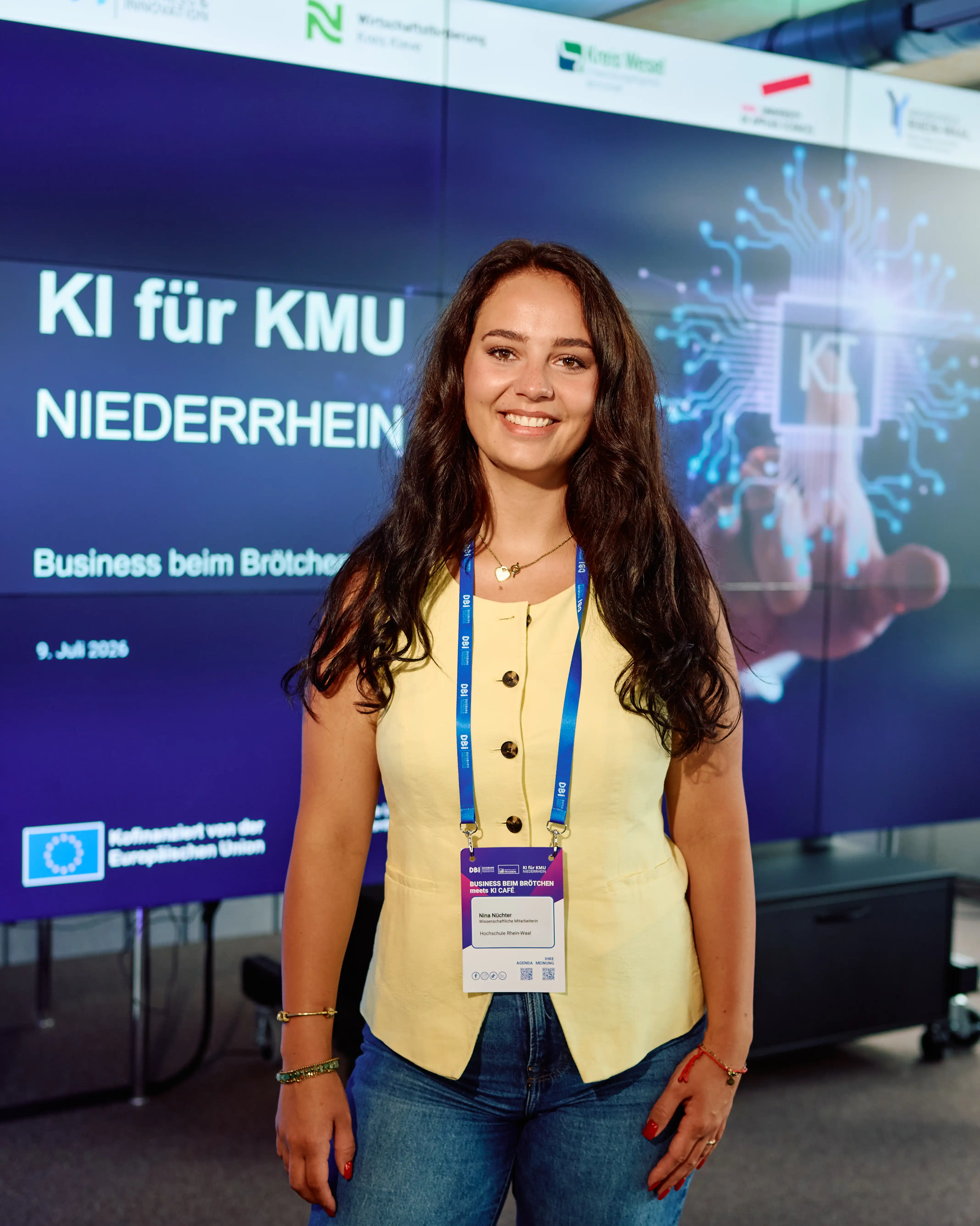 Nina Karolin Nüchter bei einer Veranstaltung